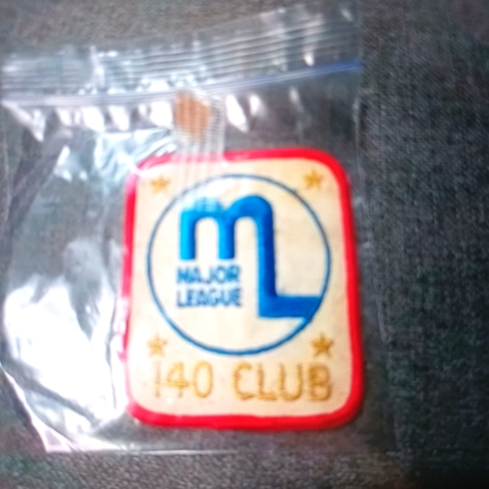 Vintage Big Major League 140 Club patch